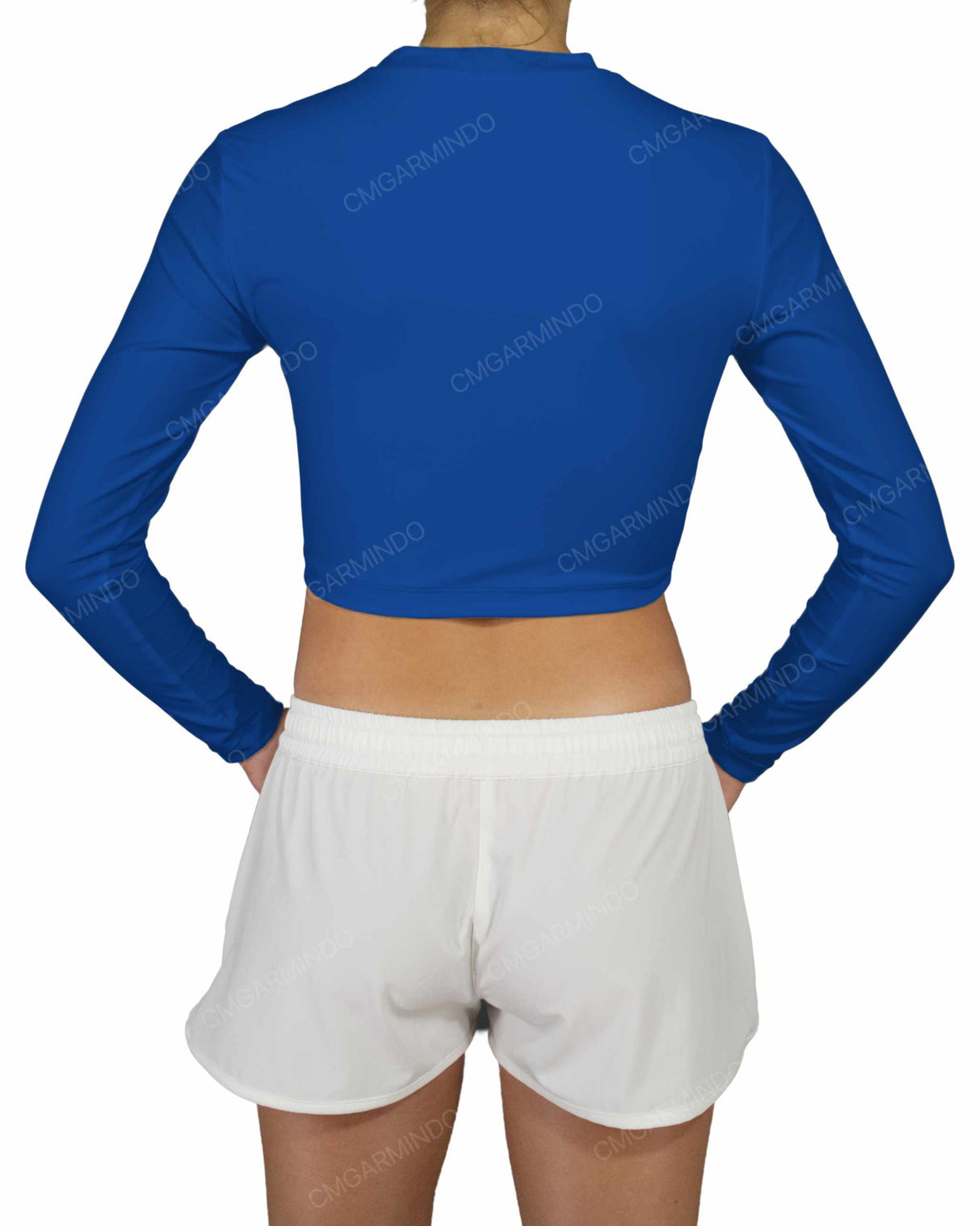 Long Sleeve Crop Rashguard Top