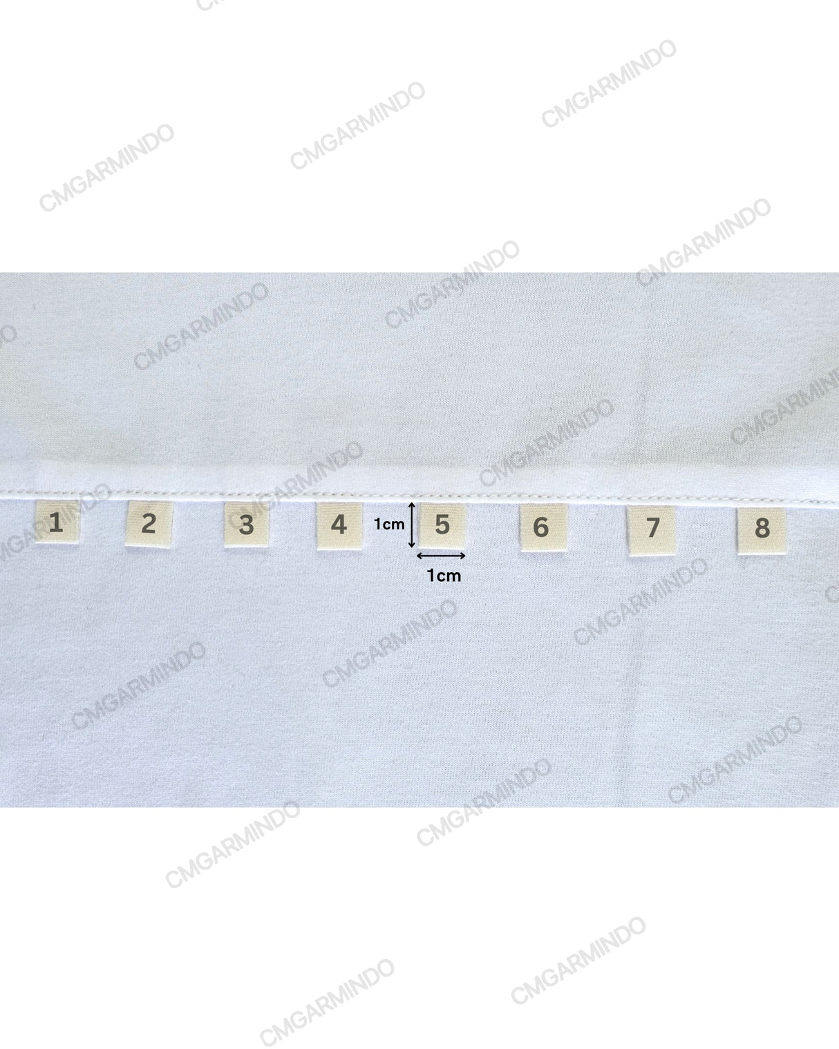 Size Label Cotton Ribbon Kids