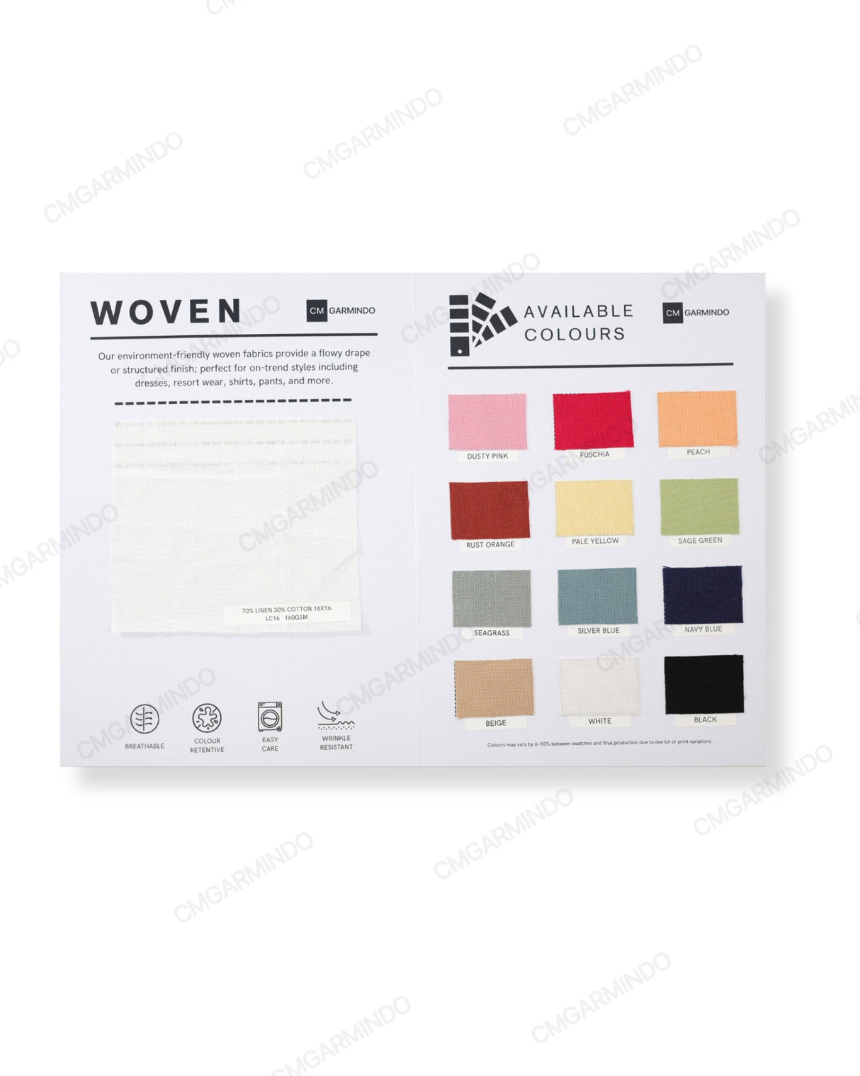 Linen Cotton 16x16