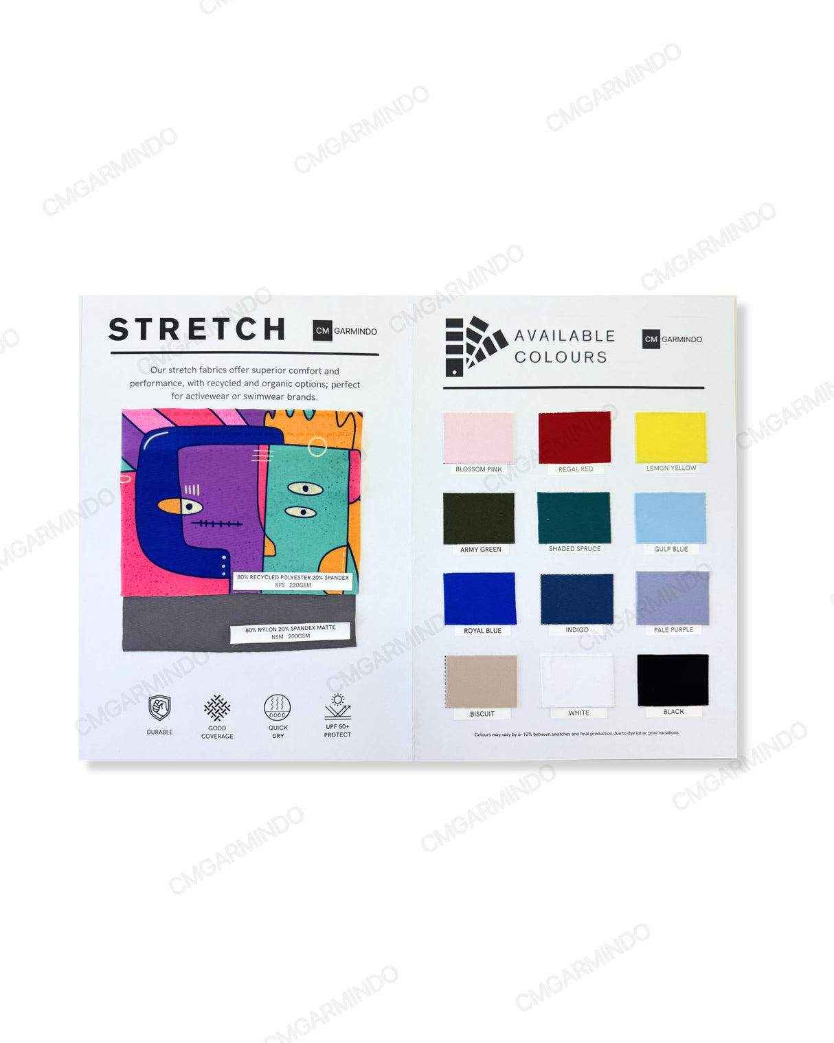 Recycled Polyester Spandex Matte