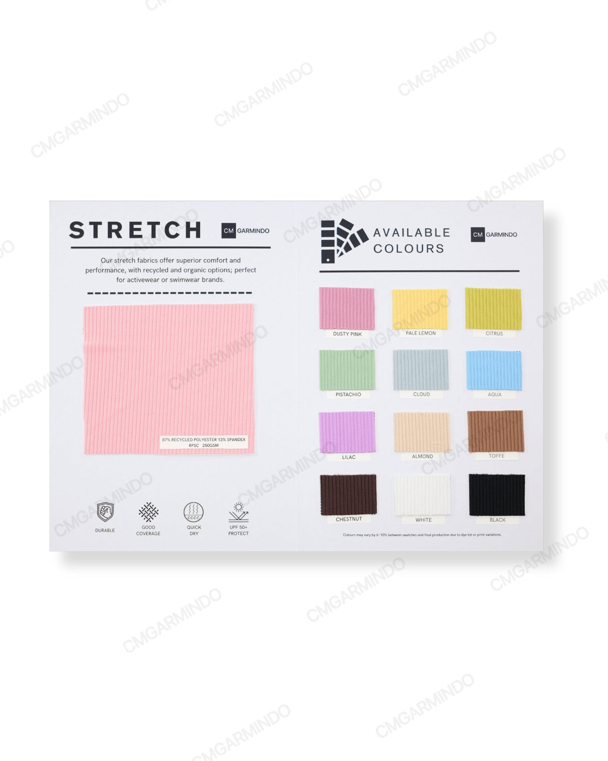 Recycled Polyester Spandex Corduroy