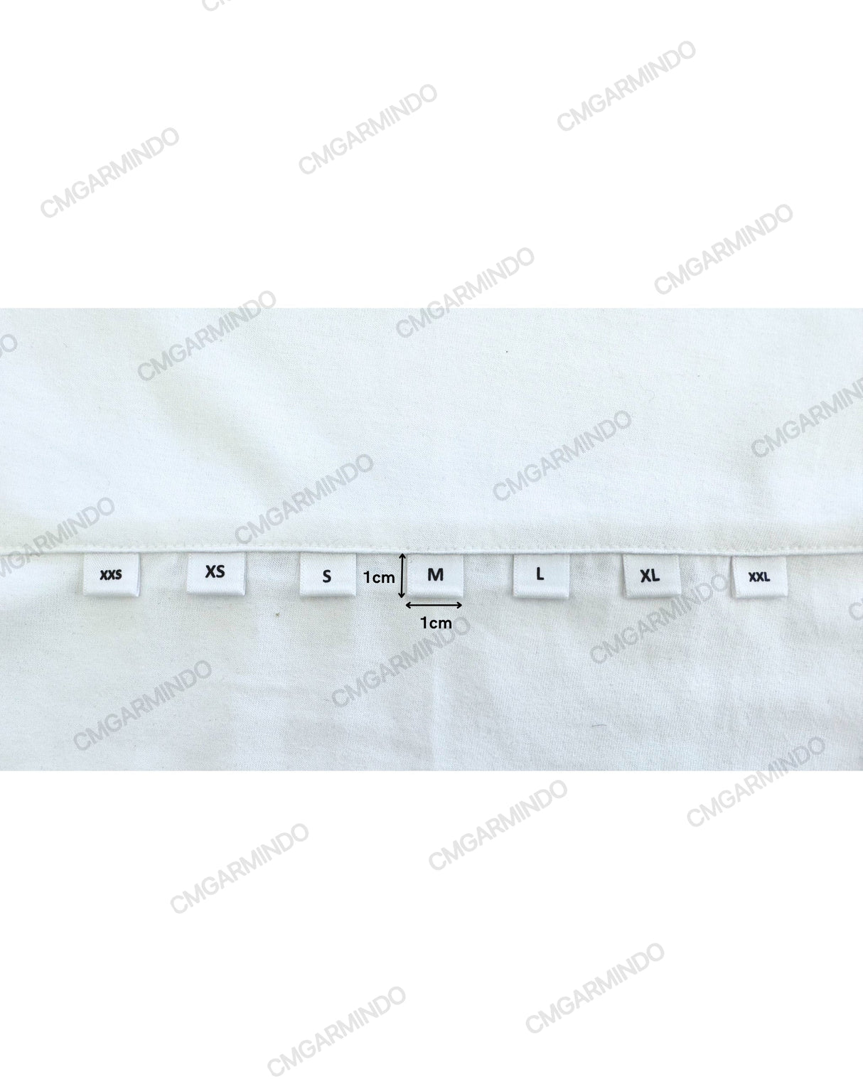 Size Label Satin Ribbon Adults
