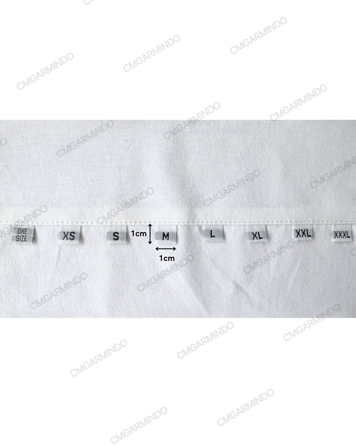 Size Label Woven