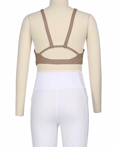 Strap Back Sports Bra