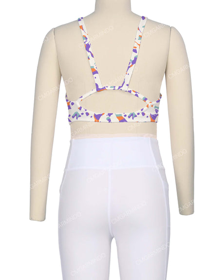 Strap Back Sports Bra
