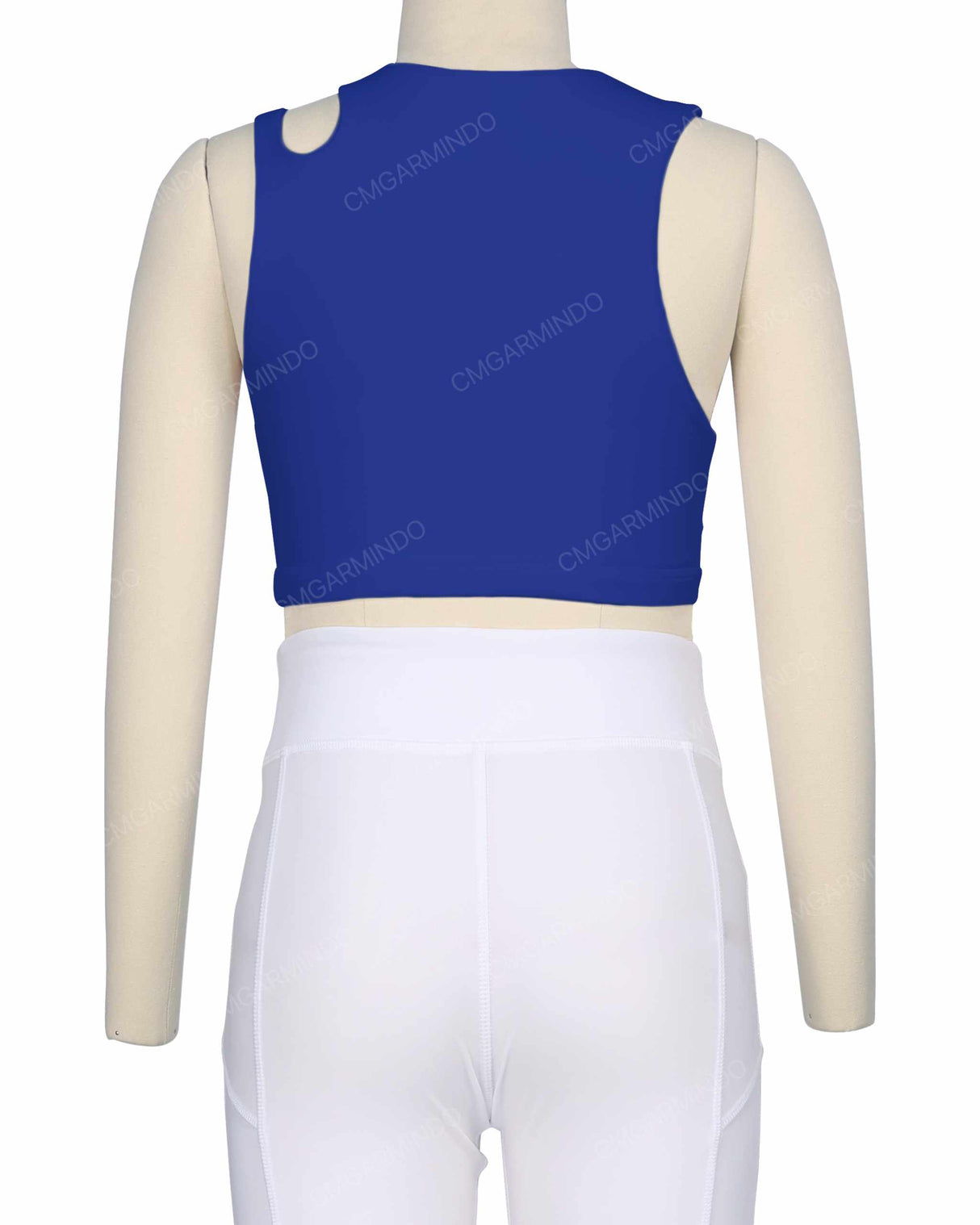 Sleeveless Shoulder Cut Out Top