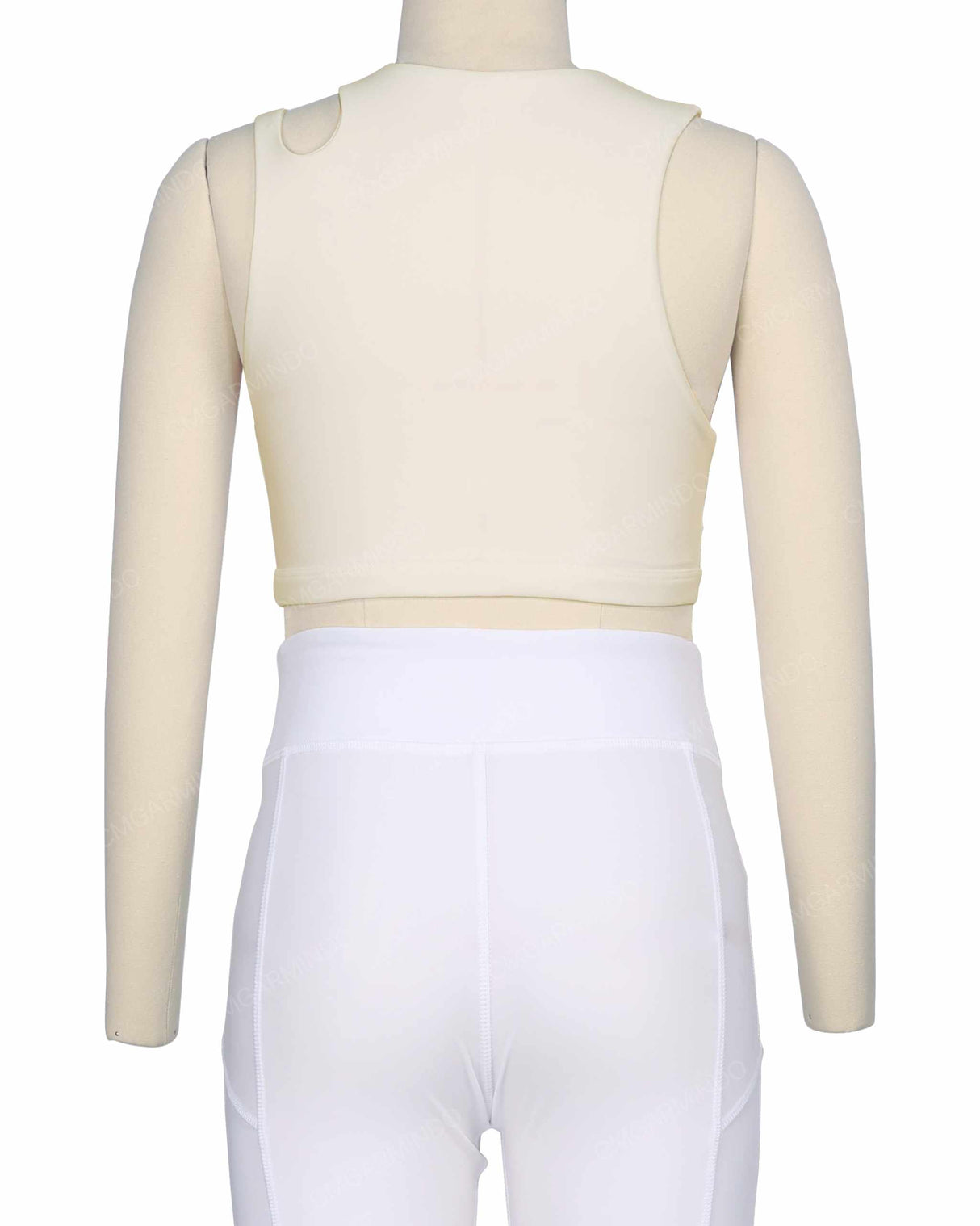 Sleeveless Shoulder Cut Out Top