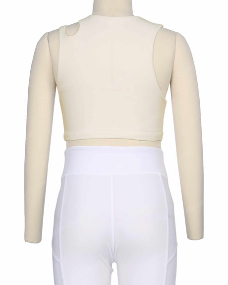 Sleeveless Shoulder Cut Out Top
