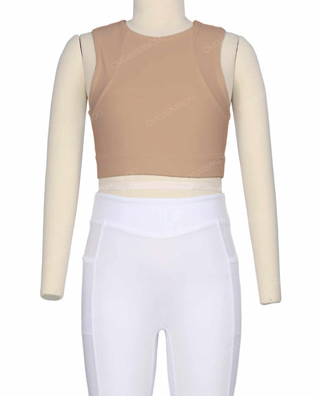 Sleeveless Multipanel Top