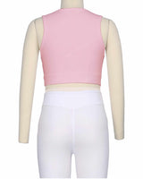 Sleeveless Multipanel Top