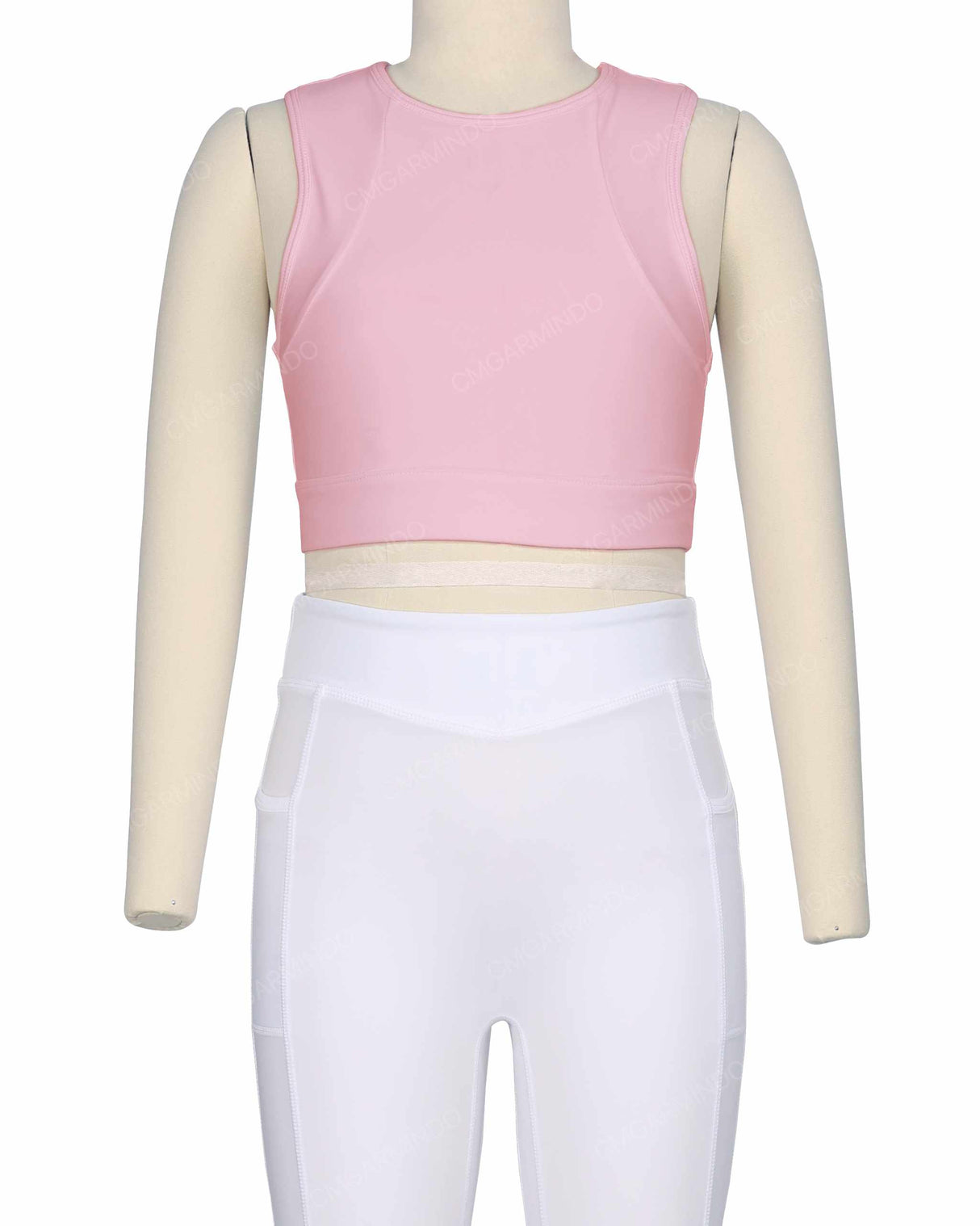 Sleeveless Multipanel Top