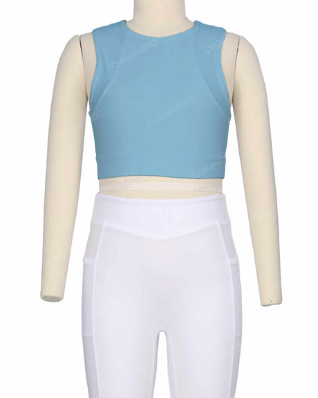 Sleeveless Multipanel Top