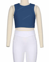 Sleeveless Multipanel Top