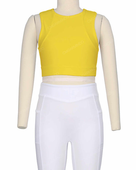 Sleeveless Multipanel Top