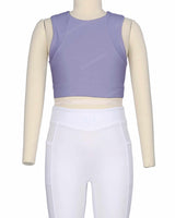 Sleeveless Multipanel Top