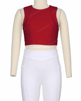 Sleeveless Multipanel Top