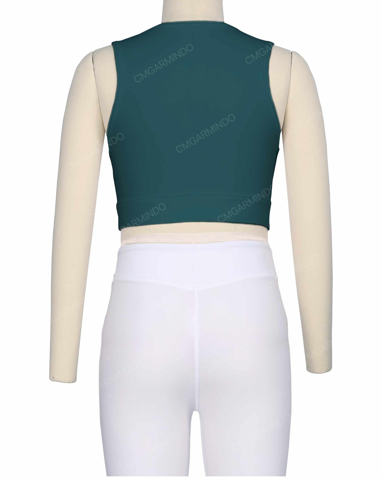 Sleeveless Multipanel Top