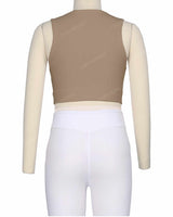 Sleeveless Multipanel Top