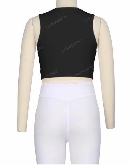 Sleeveless Multipanel Top