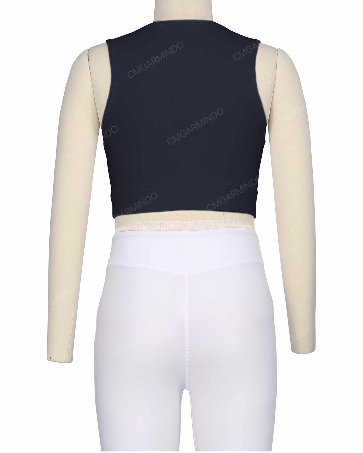 Sleeveless Multipanel Top