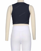 Sleeveless Multipanel Top