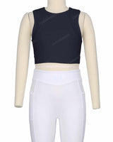 Sleeveless Multipanel Top