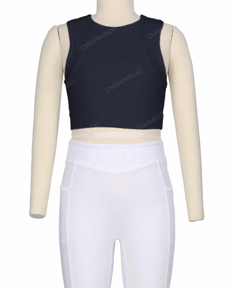 Sleeveless Multipanel Top