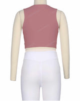 Sleeveless Multipanel Top