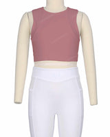 Sleeveless Multipanel Top