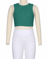 Sleeveless Multipanel Top