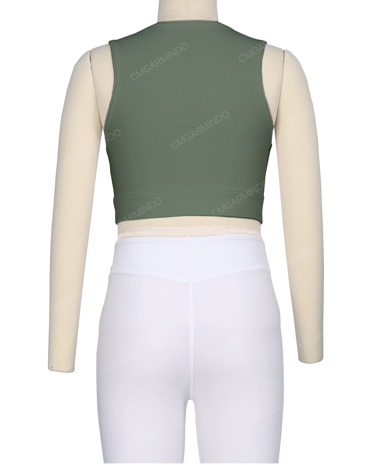 Sleeveless Multipanel Top