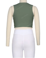 Sleeveless Multipanel Top