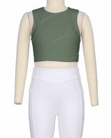 Sleeveless Multipanel Top