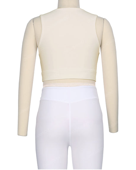Sleeveless Multipanel Top