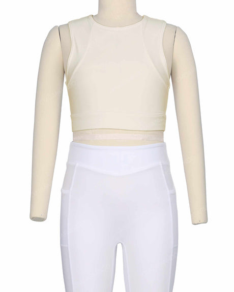 Sleeveless Multipanel Top