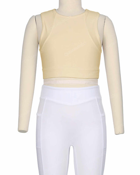 Sleeveless Multipanel Top