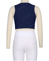 Sleeveless Multipanel Top