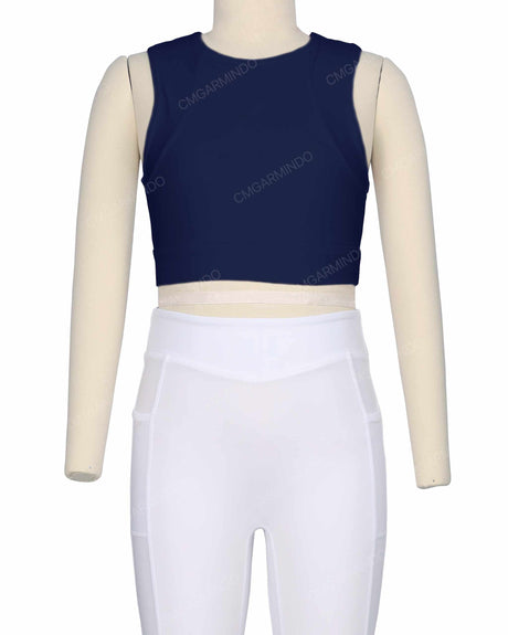 Sleeveless Multipanel Top