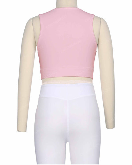 Sleeveless Multipanel Top