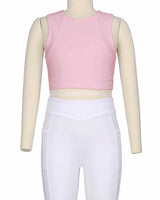 Sleeveless Multipanel Top