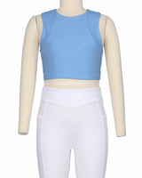 Sleeveless Multipanel Top