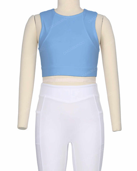 Sleeveless Multipanel Top