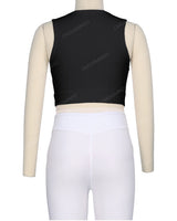 Sleeveless Multipanel Top