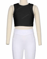 Sleeveless Multipanel Top