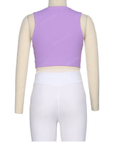 Sleeveless Multipanel Top