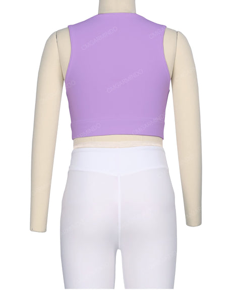 Sleeveless Multipanel Top