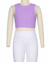 Sleeveless Multipanel Top