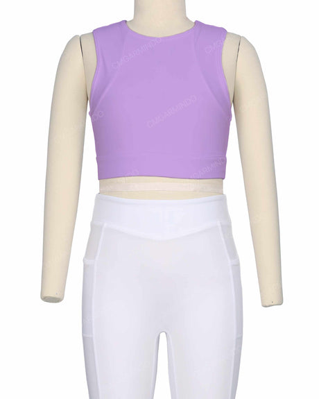 Sleeveless Multipanel Top
