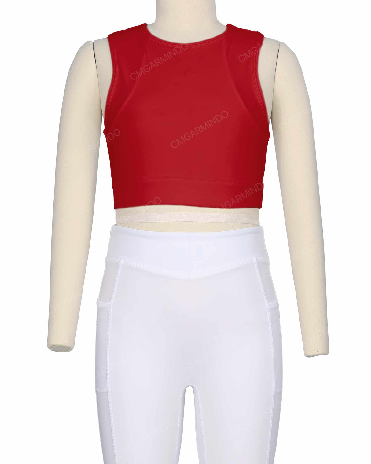 Sleeveless Multipanel Top