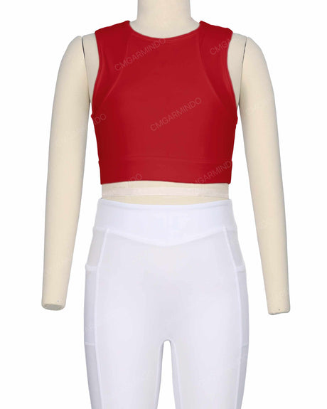 Sleeveless Multipanel Top
